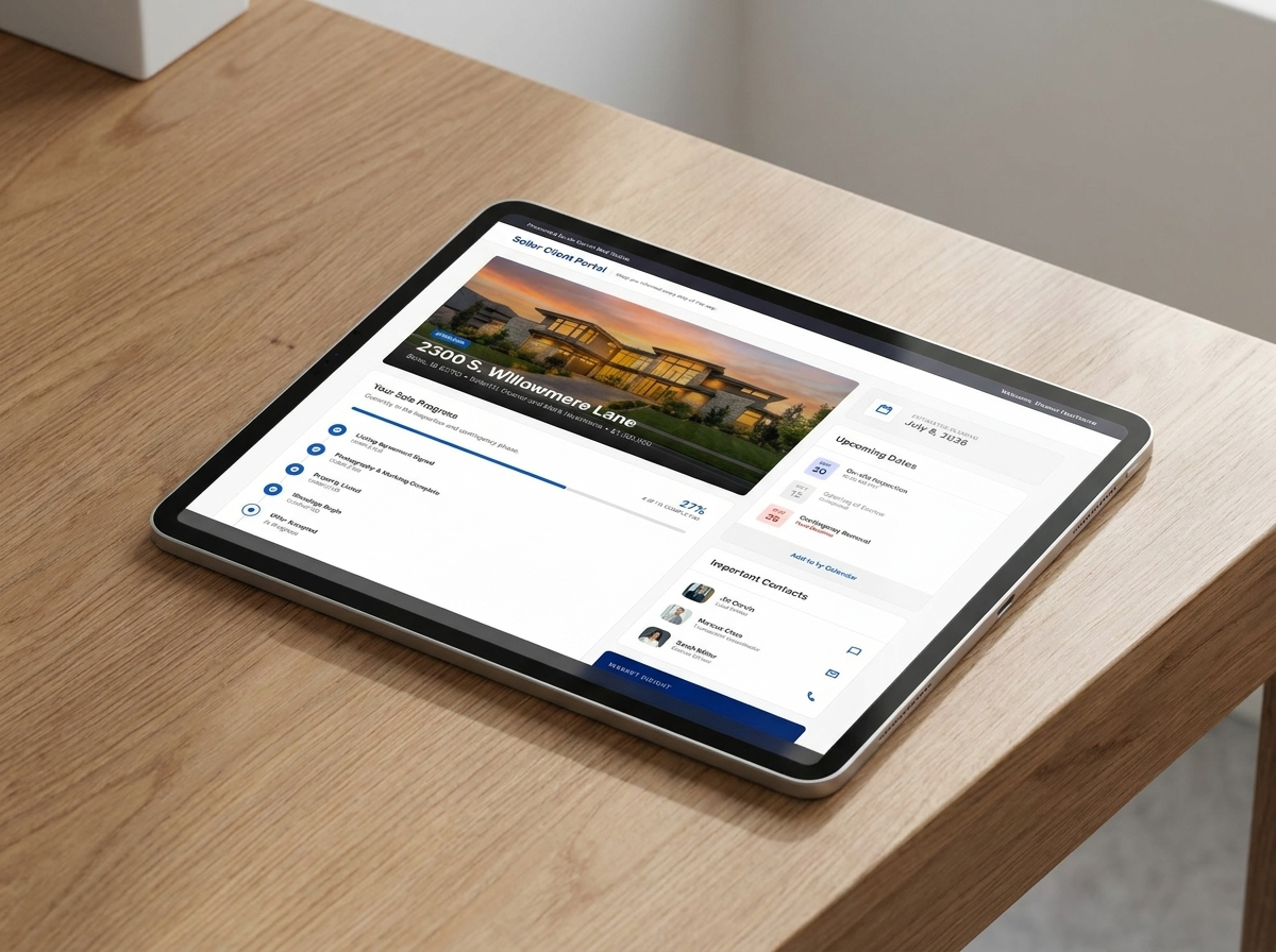 Client portal dashboard