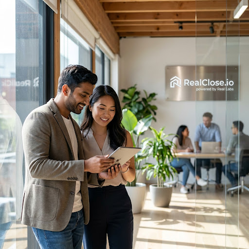 RealClose.io co-founders Jin You and Anton Wiranata